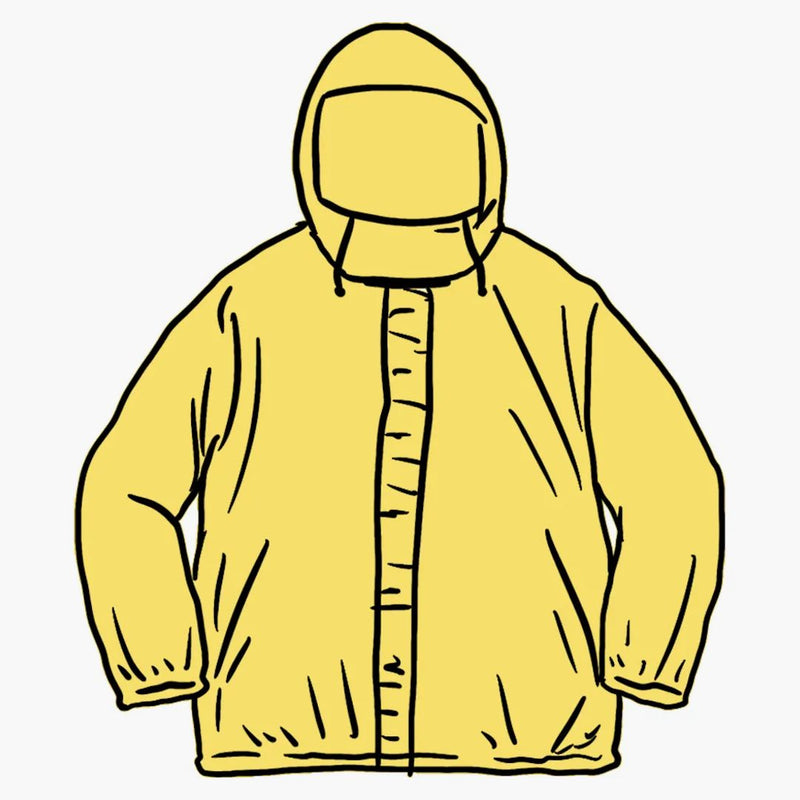 Supreme Raglan Court Jacket Pale Yellow