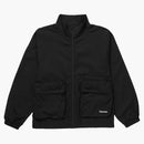 Najwyższa raglanowa kurtka użytkowa czarna