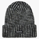 Supreme Rainbow Knit Loose Gauge Beanie (fw21) Black