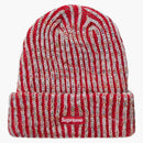 Supreme Rainbow Knit Loose Gauge Beanie Red