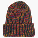 Supreme rainbow loose gauge beanie olive
