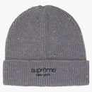 Supreme Rainbow Speckle Beanie (fw22) Grey