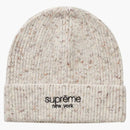 Supreme Rainbow Speckle Beanie White