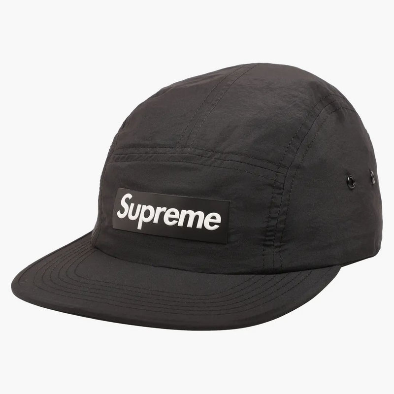 Supreme Raised Logo Patch Camp Cap Black