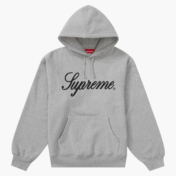 Nejvyšší zvednutý skript s kapucí mikina Heather