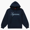 Supremo de guión elevado sudadera encapuchada marina