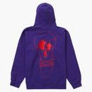 Supreme Ralph Steadman Skull Hooded Sweatshirt Purple
