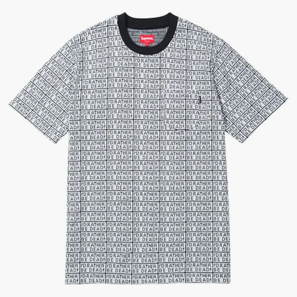 Nejvyšší spíše být mrtvý SS Jacquard Top Black
