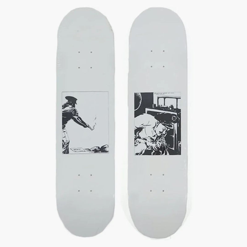 Supremo Raymond Pettibon Bang & Blood Spirm Skateboard Deck Multi