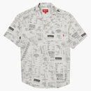 Supreme Receptos Rayón S/s camisa blanca