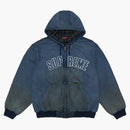 Supreme Reflective Arc Hooded Work Jacket Denim