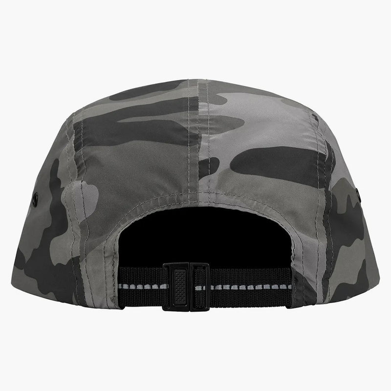 Supreme Reflective Camo Camp Cap Grey