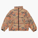 Supreme Reflective Camo Down Jacket Orange Camo