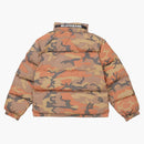 Supreme Reflective Camo Down Jacket Orange Camo