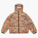 Supreme Reflective Camo Down Jacket Orange Camo