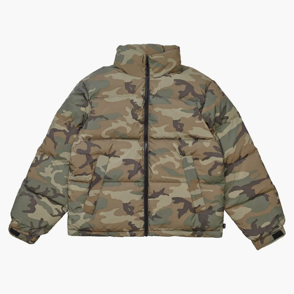 Supreme Reflective Camo Down Jacket Woodland Camo