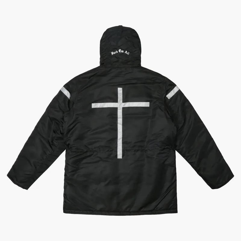 Supreme Reflective Cross N-3b Parka Black