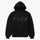 Supreme Reflective Cutout Hooded Sweatshirt Black