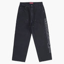 Supreme Reflective Double Knee Pant Black