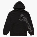 Supreme Reflective Hooded Sweatshirt svart