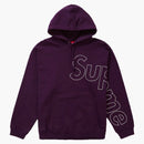 Suprema de berenjena con capucha reflectante con capucha