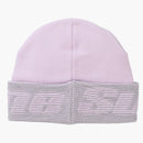 Supreme reflectante jacquard gaanie rosa claro