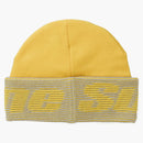 Supreme Reflective Jacquard Beanie Mustard
