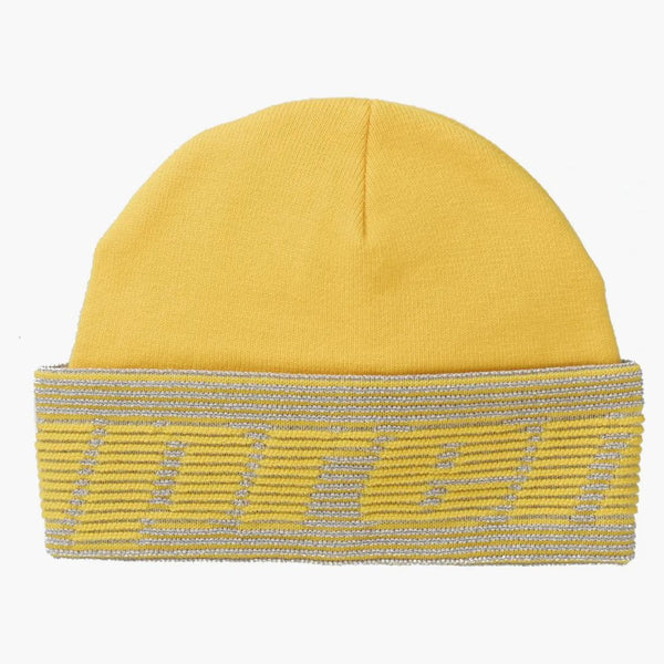 Suprema Reflexiva Jacquard Beanie Mostaza