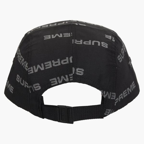 Reflective Jacquard Camp Cap Black