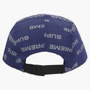 Reflective Jacquard Camp Cap Blue