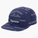 Reflective Jacquard Camp Cap Blue