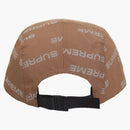 Reflective Jacquard Camp Cap Brown