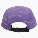 Reflective Jacquard Camp Cap Purple