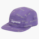 Reflective Jacquard Camp Cap Purple