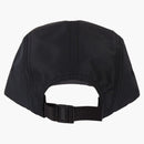 Supreme Reflective Jacquard Logo Camp Cap (FW22) Negro