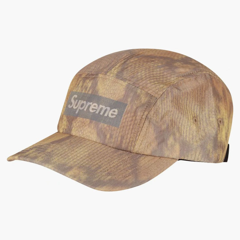 Supreme Reflective Jacquard Logo Camp Cap (fw22) Snake