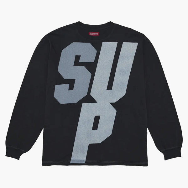 Supreme Reflective L/s Top Black