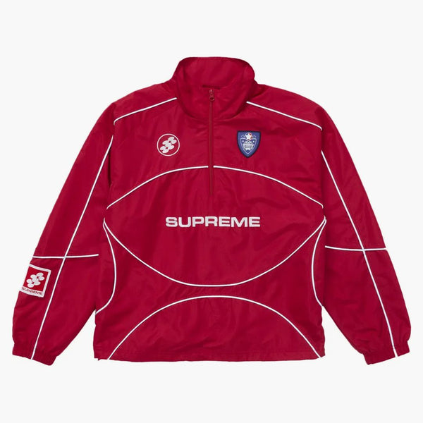 Reflective Piping Pullover Red