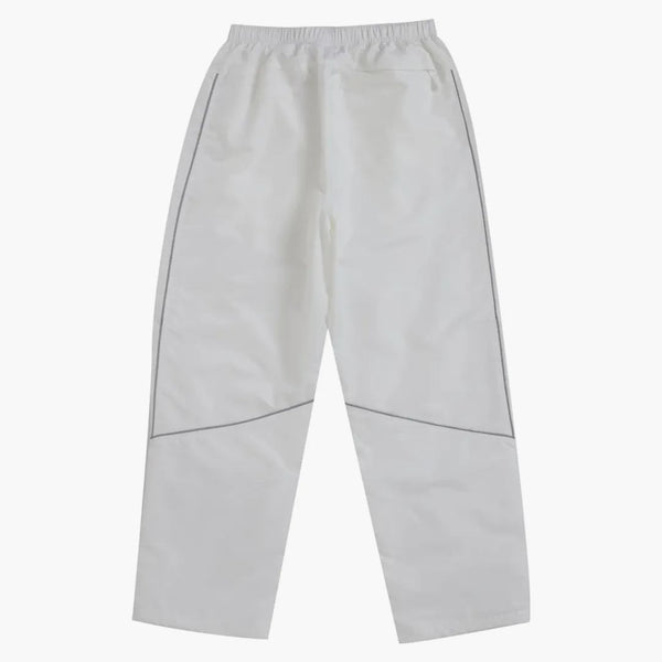 Reflective Piping Track Pant White