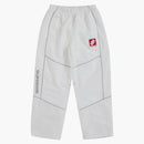 Reflective Piping Track Pant White