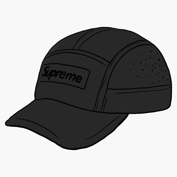 Supremo riflettente Ripstop Camp Cap SS20 Black