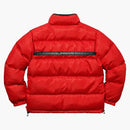Supreme Reflective Sleeve Logo Puffy Jacket Red