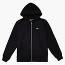 Supreme Reflective Small Box Zip Up Sweatshirt Black