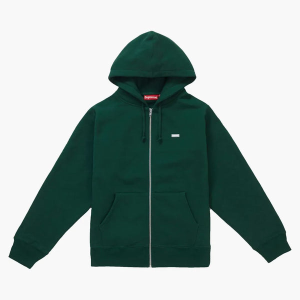 Nejvyšší reflexní malé krabice zip Up mikina tmavě zelená