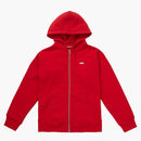 Supreme Reflective Small Box Zip Up Sweatshirt Red