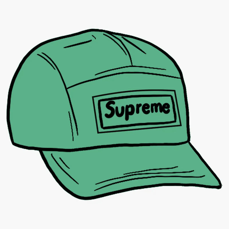 Supreme Reflective Speckled Camp Cap Green
