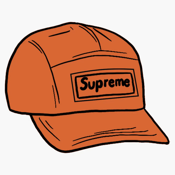 Supreme Reflective Speckled Camp Cap Orange