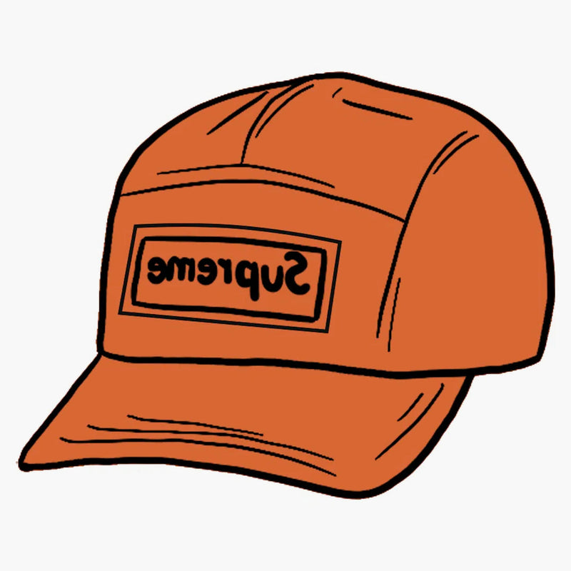 Supreme Reflective Speckled Camp Cap Orange