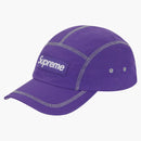 Supreme Reflective Stitch Camp Cap Purple