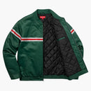 Supreme Reflective Stripe Work Jacket mörkgrön